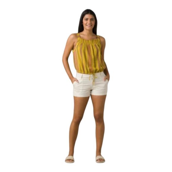 pRana Summer Tank Little Palm Cami sz S in Leapfrog Stripe - Picture 2 of 11